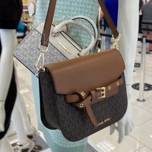 Michael Kors Emilia Small Crossbody Bag Brown